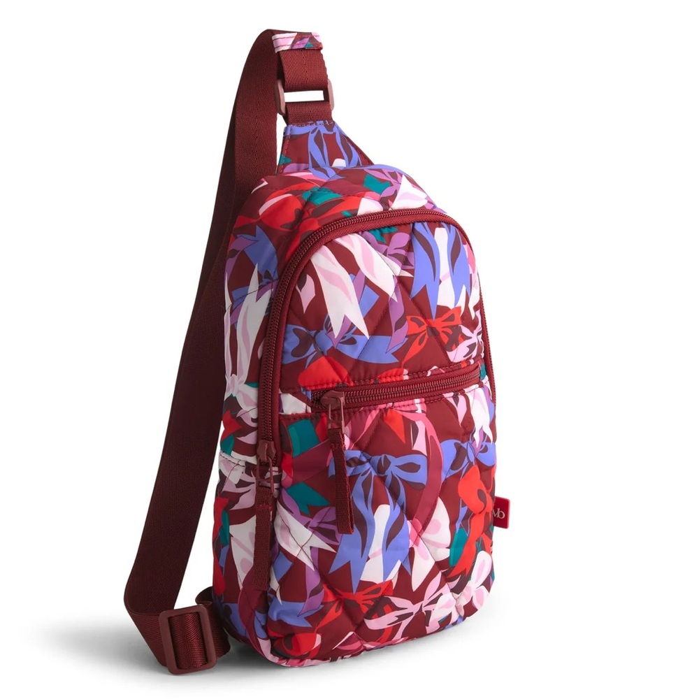 New Vera Bradley Essential Sling Backpack in Bow Show Ultralight NWT